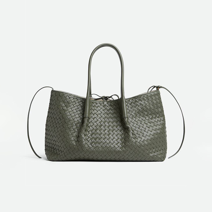 bottega veneta medium pinacoteca intrecciato reversible leather tote bag #817166